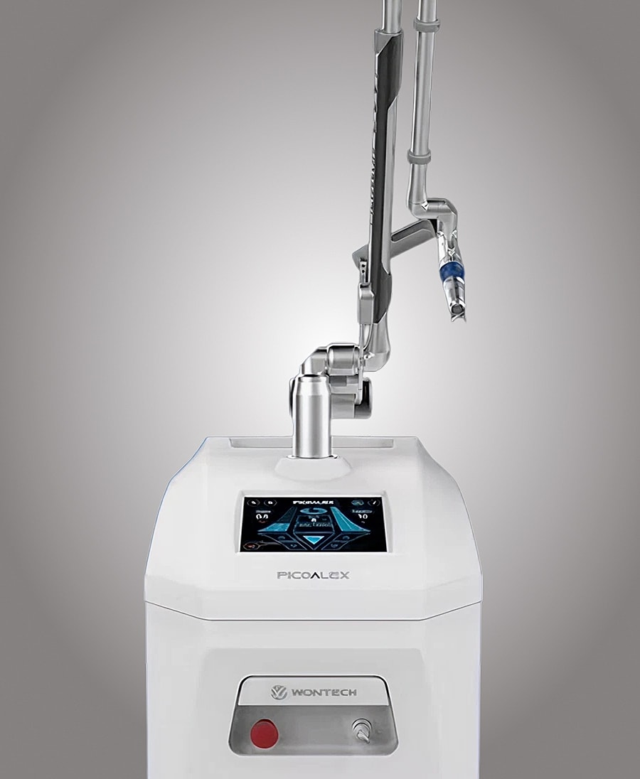 Pico laser machine for skin treatments and procedures.
